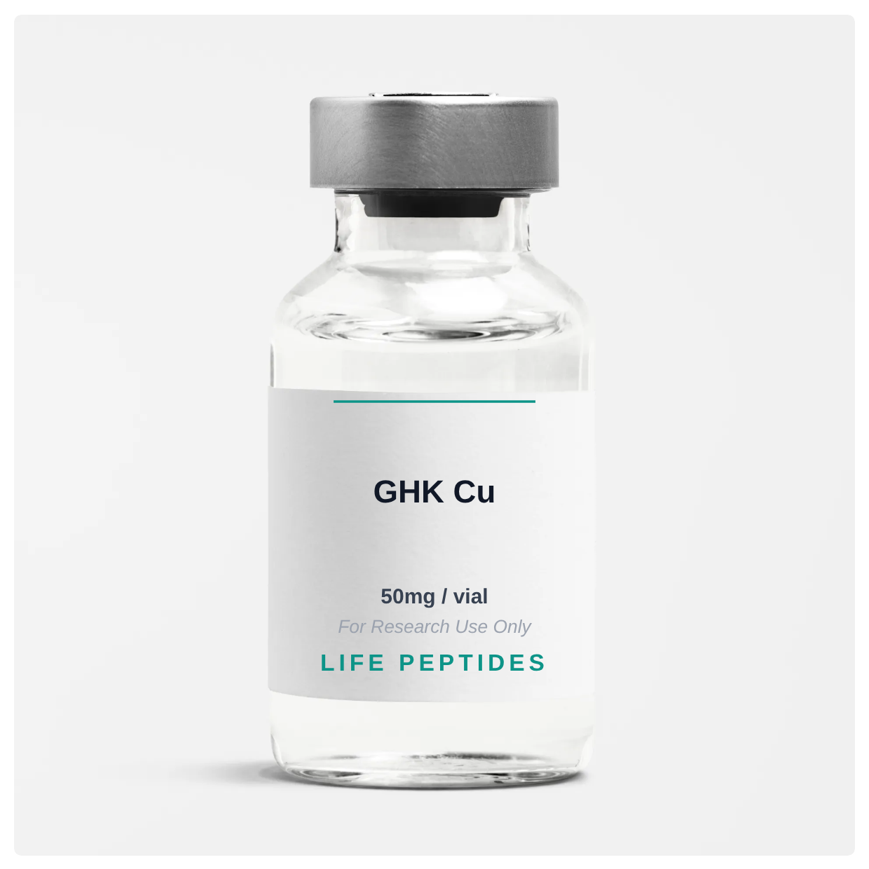 GHK Cu research peptide 50mg vial